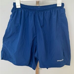 Patagonia‎ Men’s Size M Blue Baggies Shorts Lined Athletic Swim Shorts